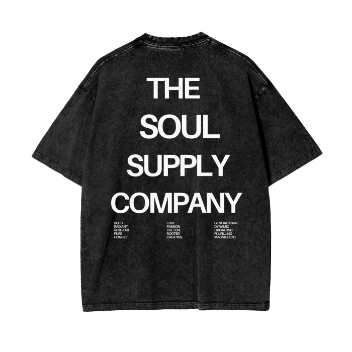Oversize Snow Washed T-Shirt #R00037