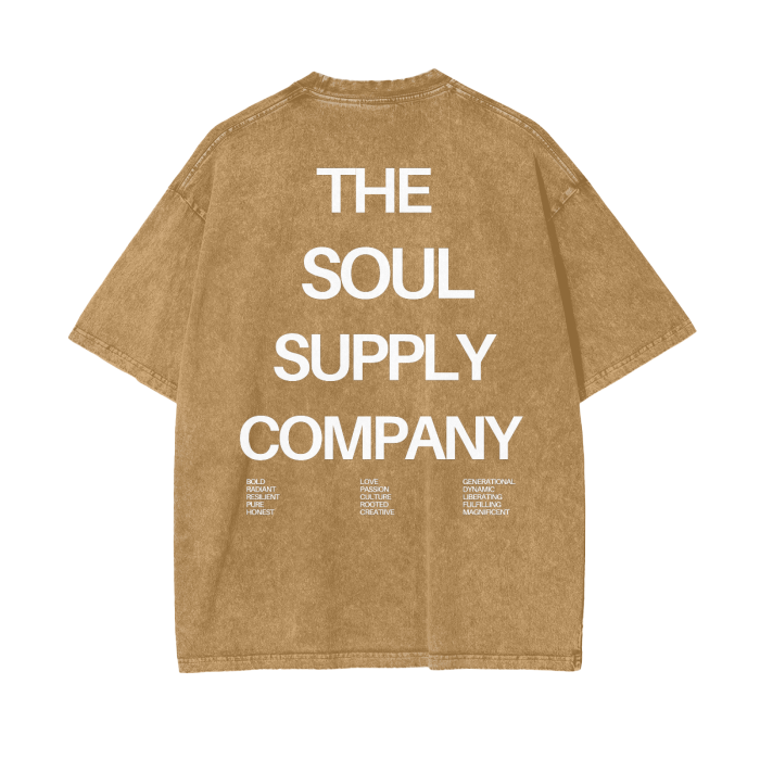 Oversize Snow Washed T-Shirt #R00037