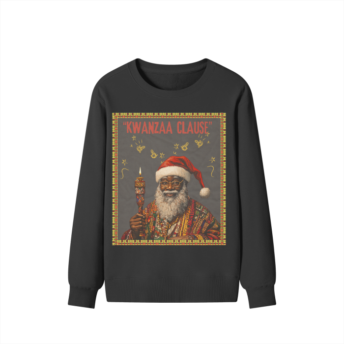 "Kwanzaa Clause" Christmas Sweater