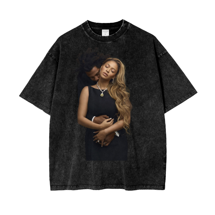 Oversize Snow Washed T-Shirt #R00037