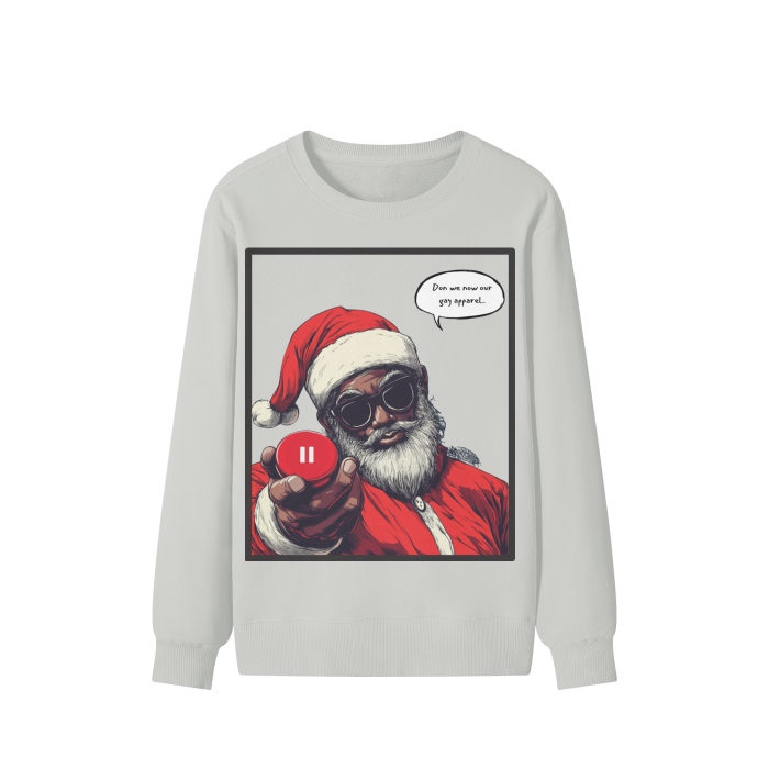 "Santa Pause 1"Christmas Sweater